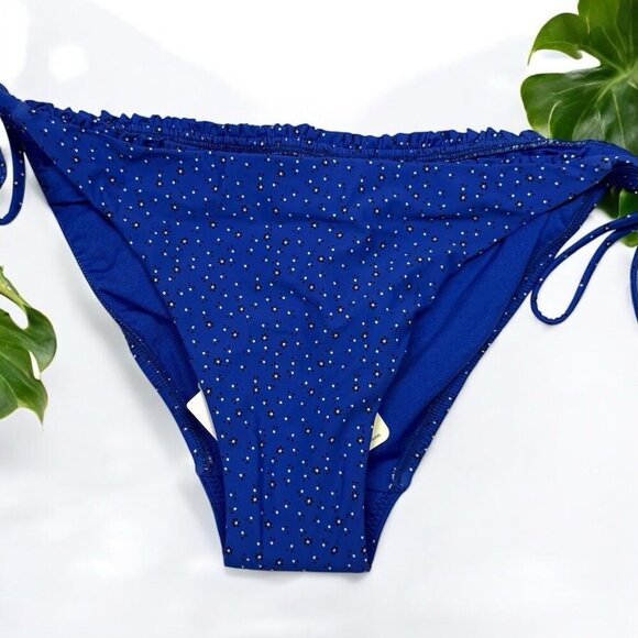 Seafolly Bikini Bottom El Dorado Micro Floral Hipster Tie Side Swim Bottoms - Picture 2 of 10